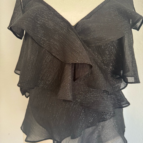 Rumored Black Ruffle Tango Tank - Picture 5 of 9